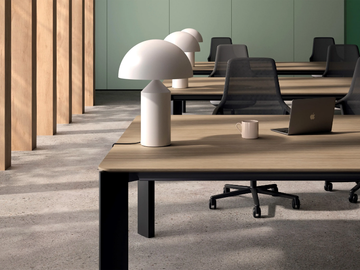 EXTRA CONFERENCE TABLE ME01348 - Rectangular aluminium and wood meeting table by Andreu World - view 3